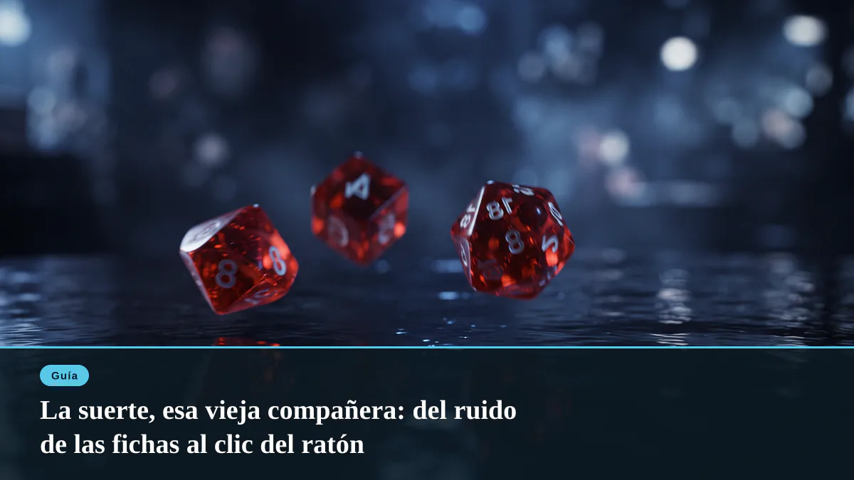 La suerte, esa vieja compañera: del ruido de las fichas al clic del ratón