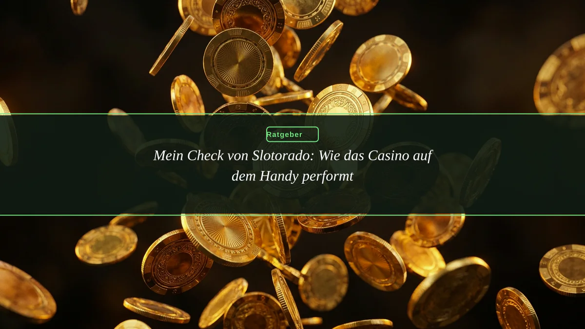 Mein Check von Slotorado: Wie das Casino auf dem Handy performt