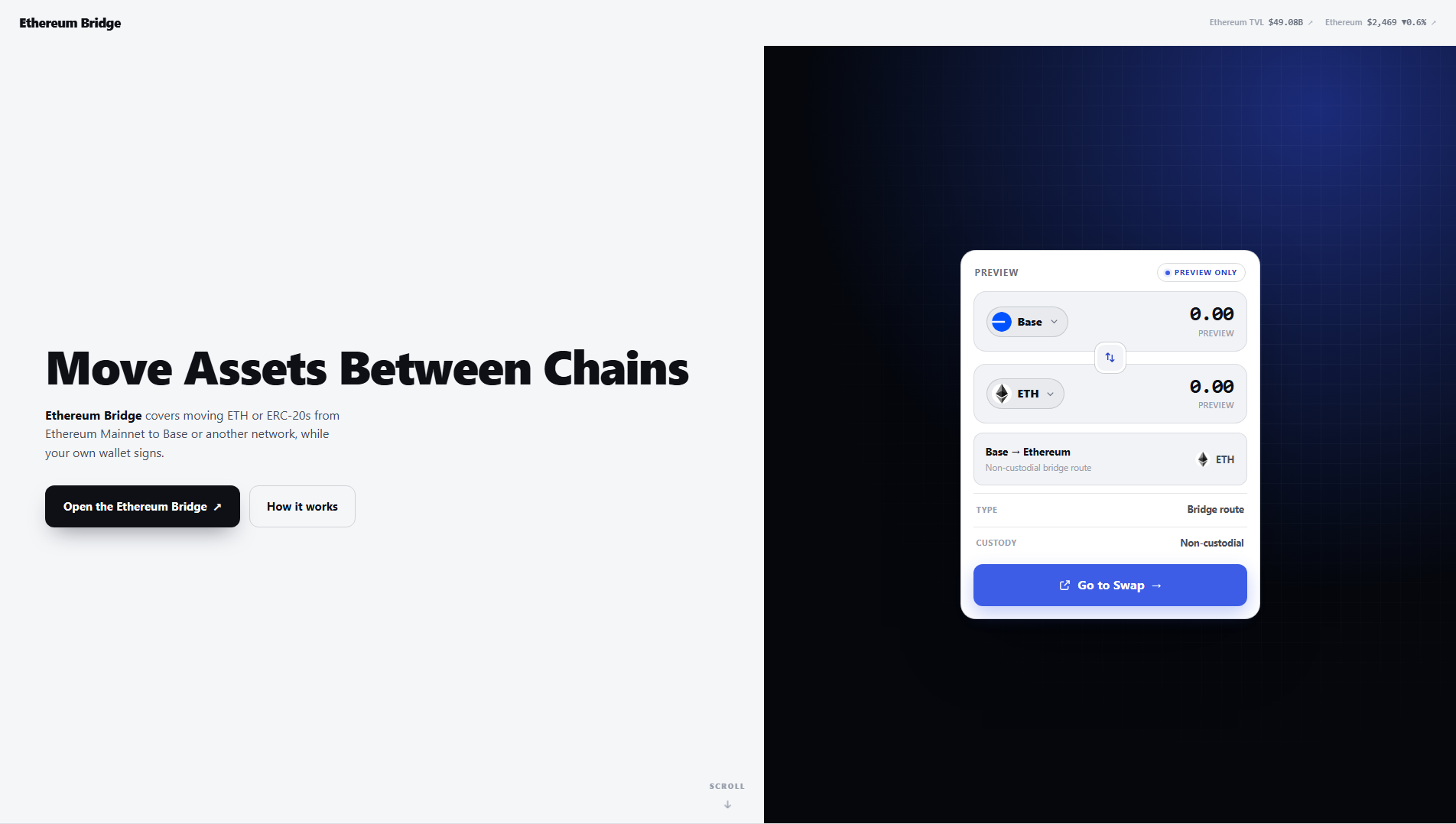 Stored capture of bridge-ethereum.github.io