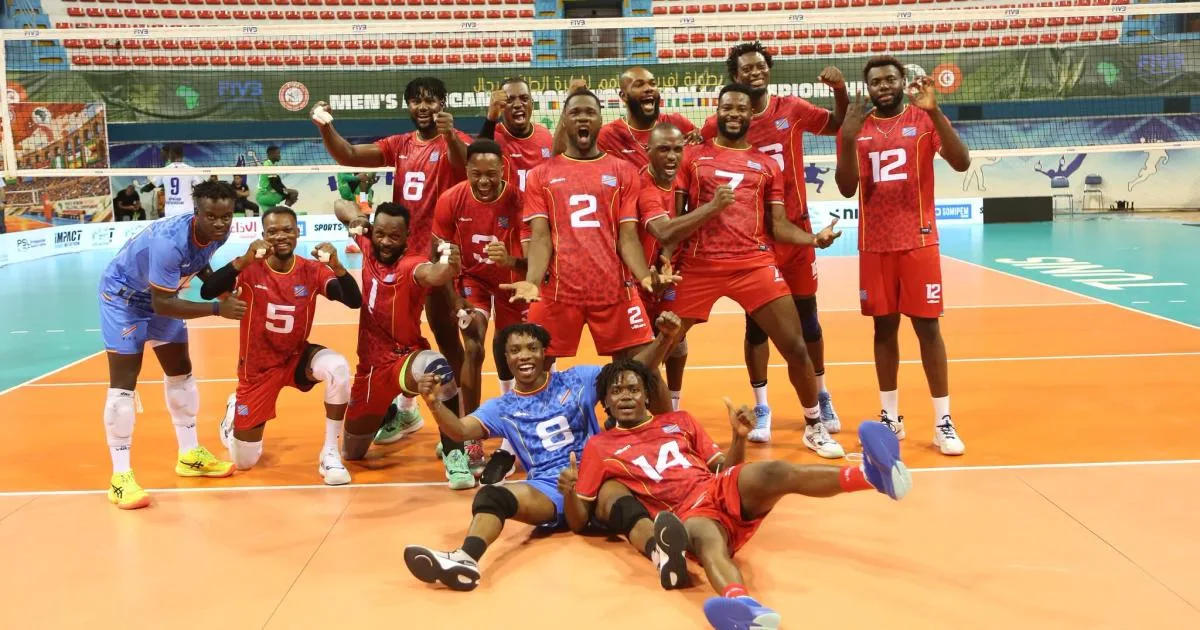 Illustration - CAN de volley-ball : la RDC sort la Centrafrique et défie le Maroc pour une place en quarts