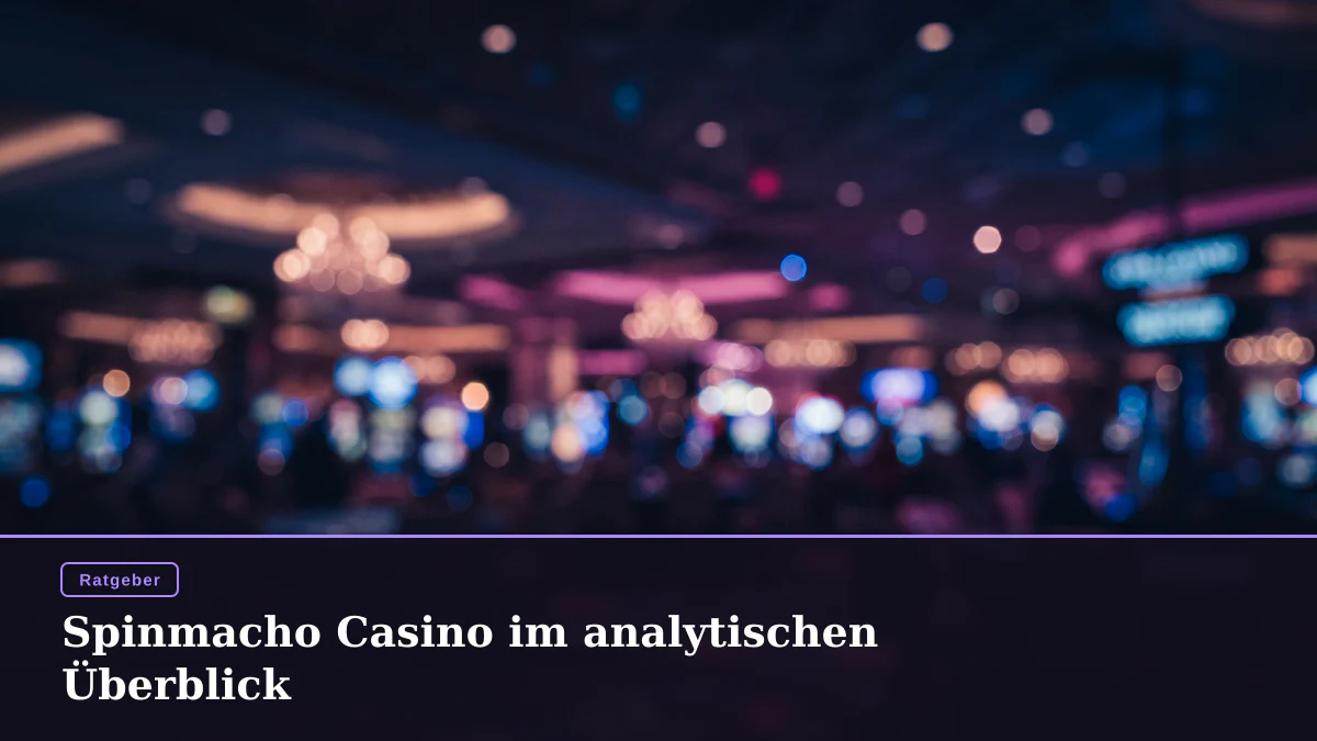 Spinmacho Casino im analytischen Überblick