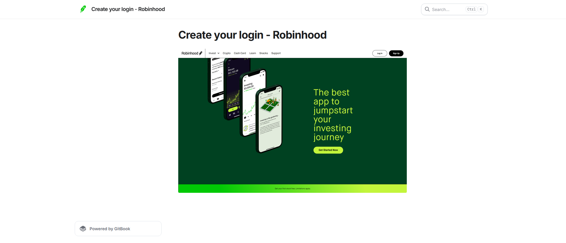 Stored capture of uus-robinhood-apli.gitbook.io