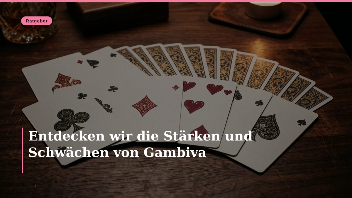 Entdecken wir die Stärken und Schwächen von Gambiva