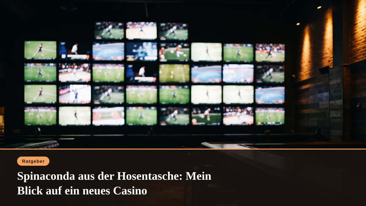 Spinaconda aus der Hosentasche: Mein Blick auf ein neues Casino