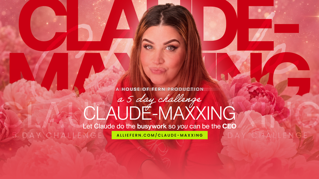 Claude-Maxxing — the 5-day challenge, August 4-10, $22