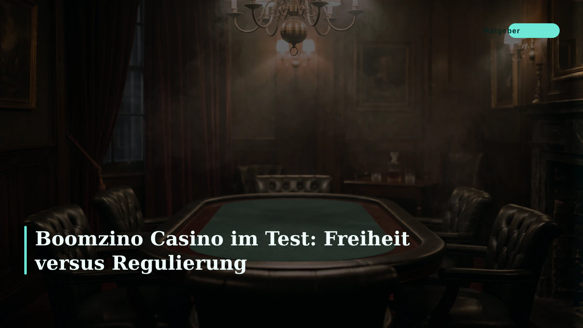 Boomzino Casino im Test: Freiheit versus Regulierung