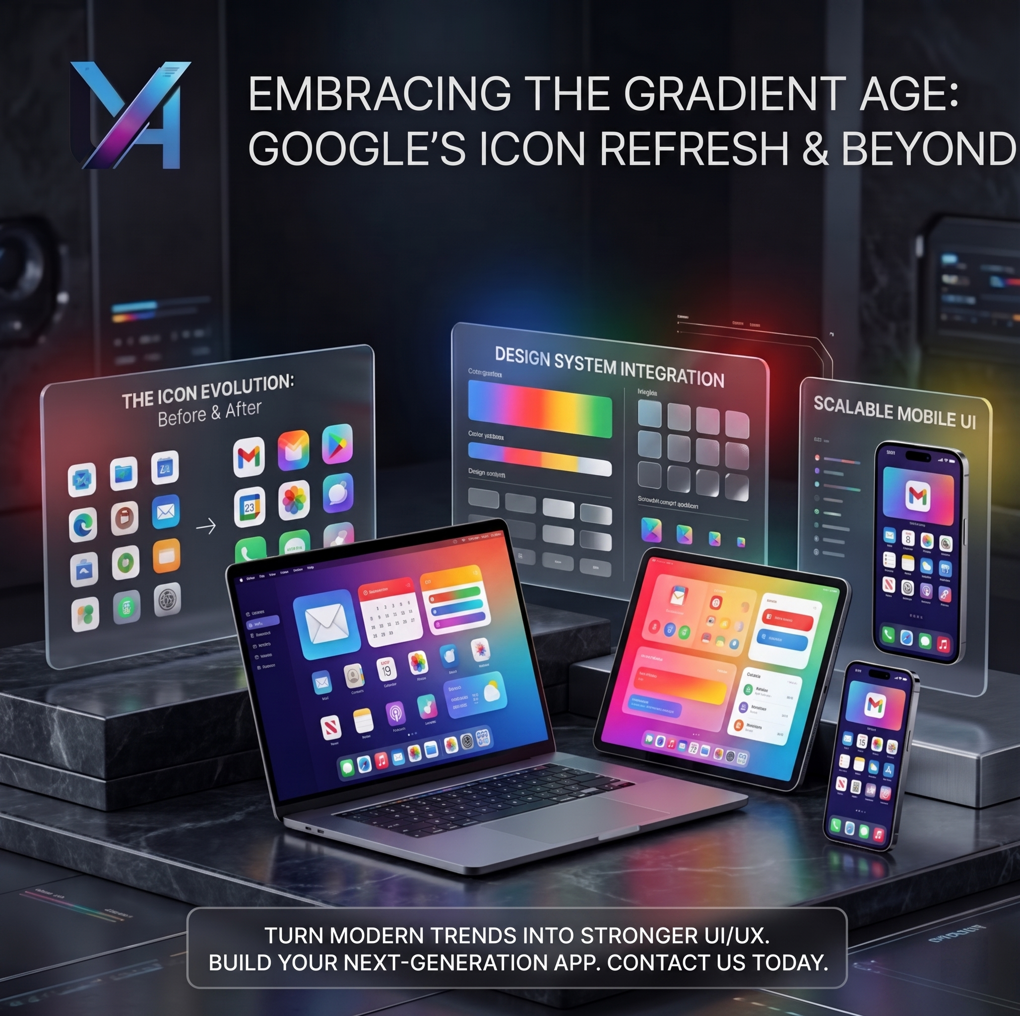 Google’s new gradient icon design is coming to more apps