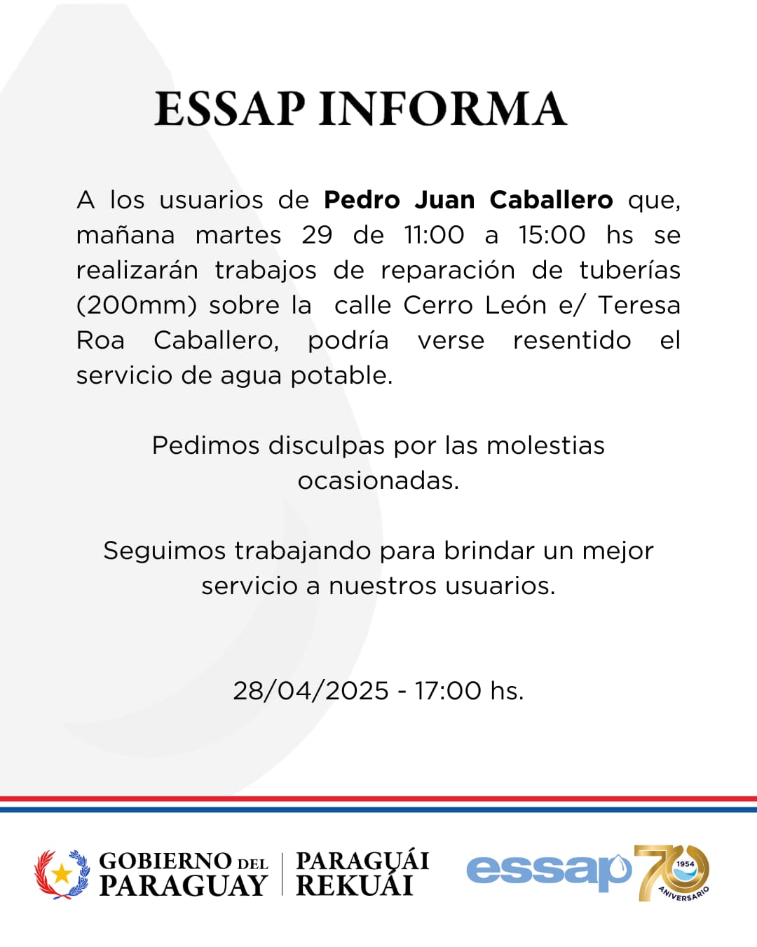 descarga