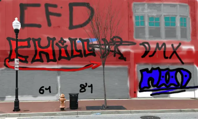 Graffiti artwork by Dertox