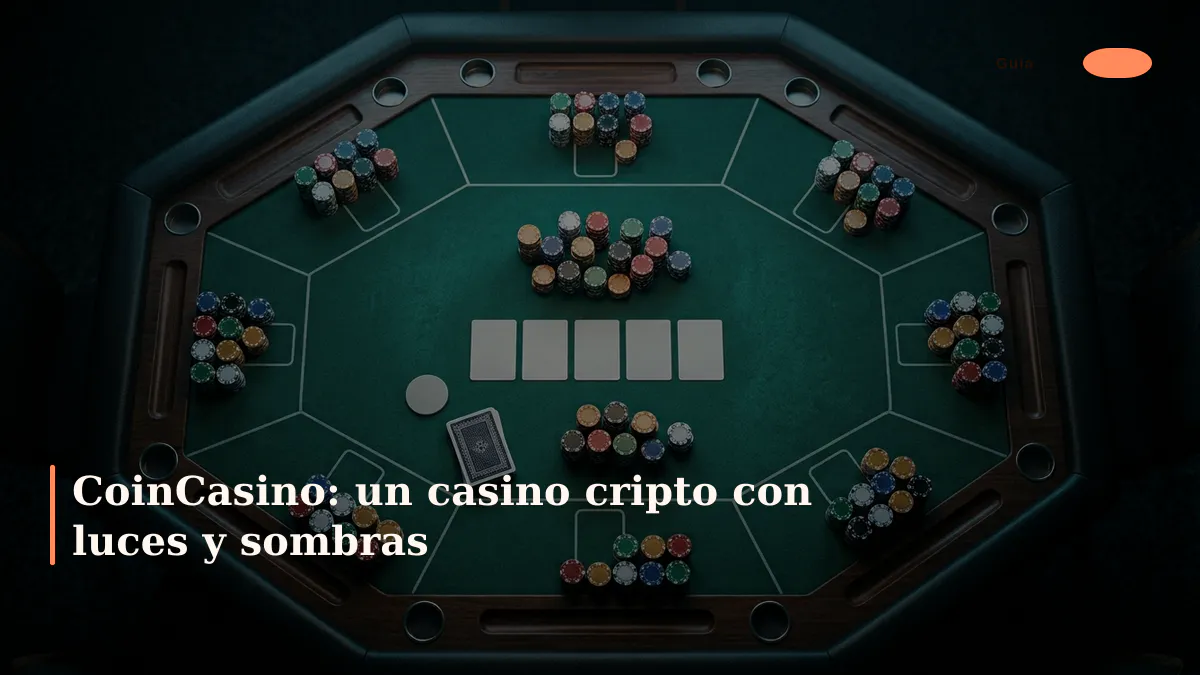 CoinCasino: un casino cripto con luces y sombras