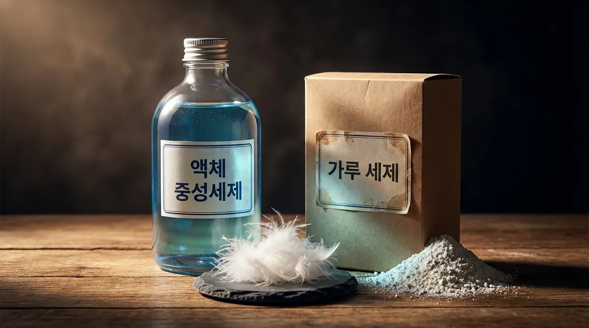 세제 선택의 골든 룰: 중성세제 vs 일반 세제