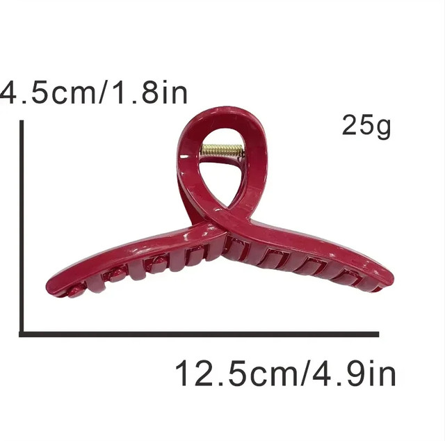 13cm Hair Claw Clip Women Lifestyle Styling