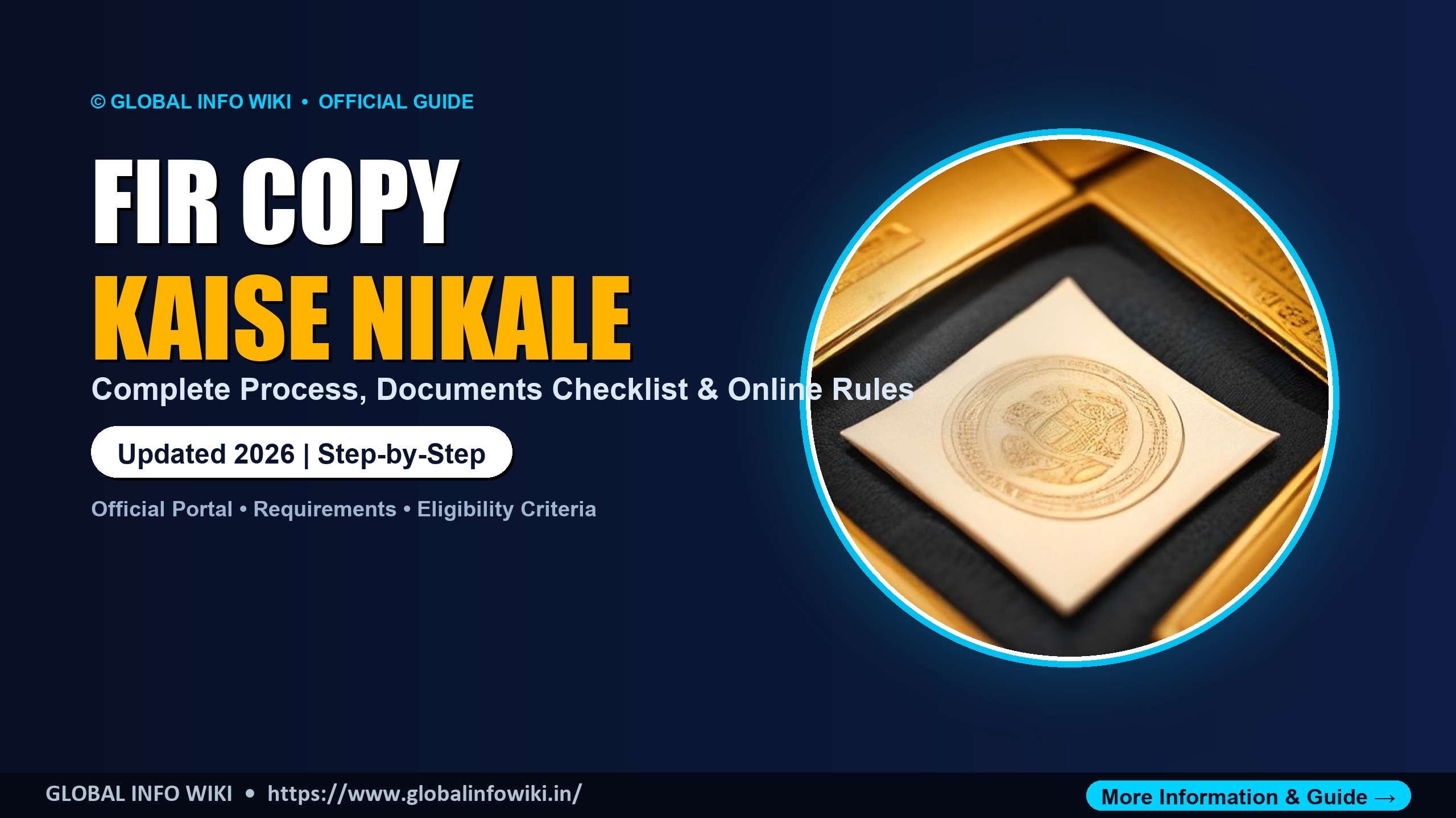 FIR Copy Kaise Nikale Online — State Police Portal se FIR Download India All States FIR Copy Kaise Nikale Online — State Police Portal se FIR Download India All States