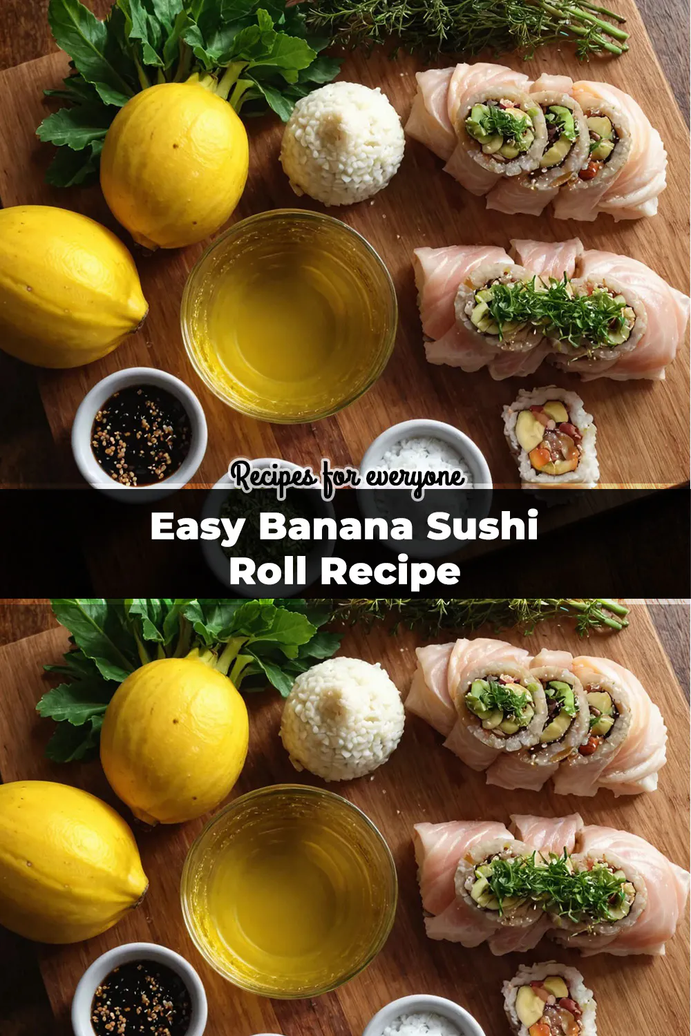 Easy Banana Sushi Roll Recipe
