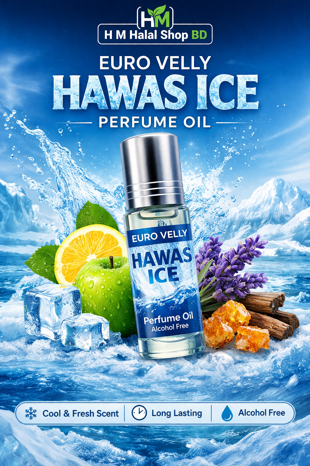 Hawas Ice Premium Perfume Oil