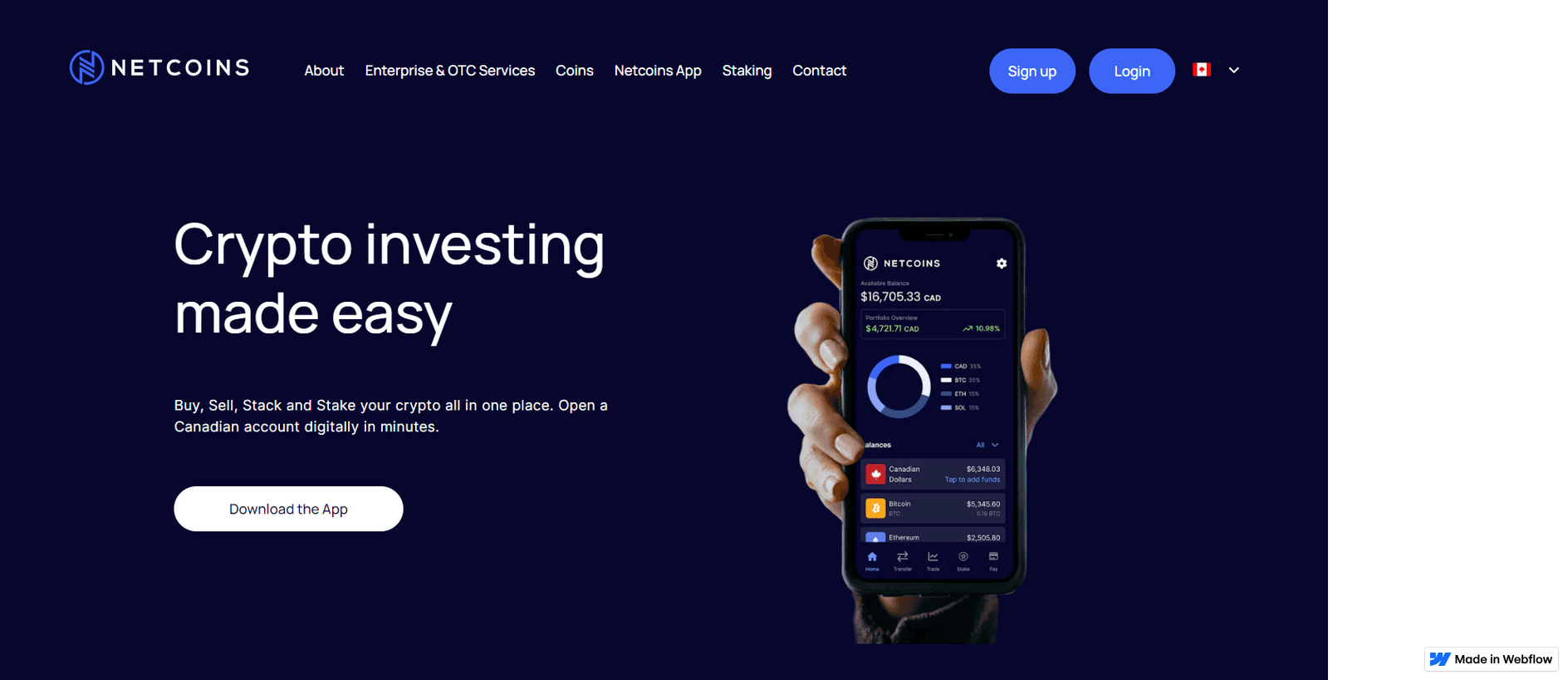 Stored capture of ten-so-netcoins-cdn-x--auth.webflow.io