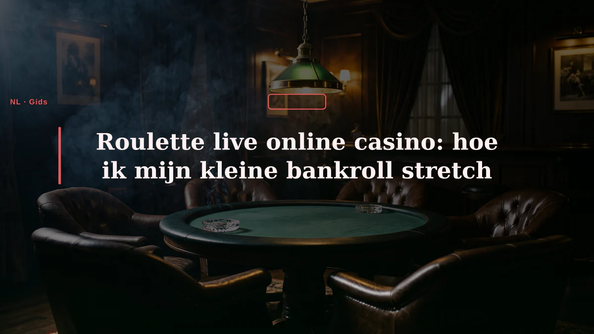 Roulette live online casino: hoe ik mijn kleine bankroll stretch