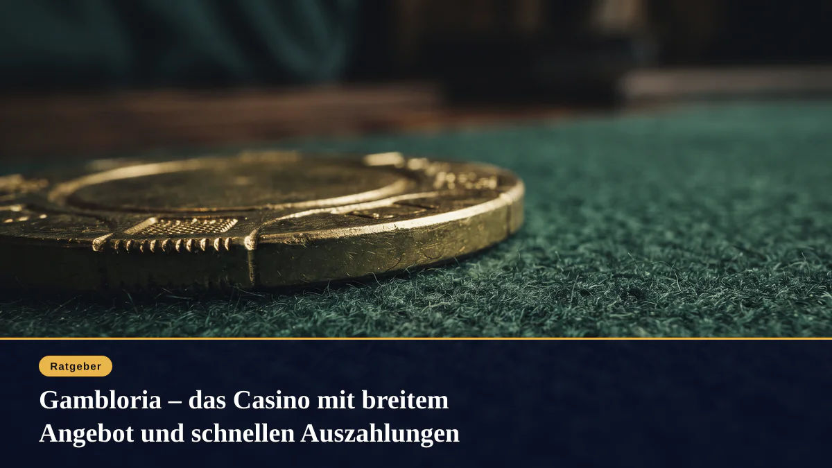 Gambloria – das Casino mit breitem Angebot und schnellen Auszahlungen