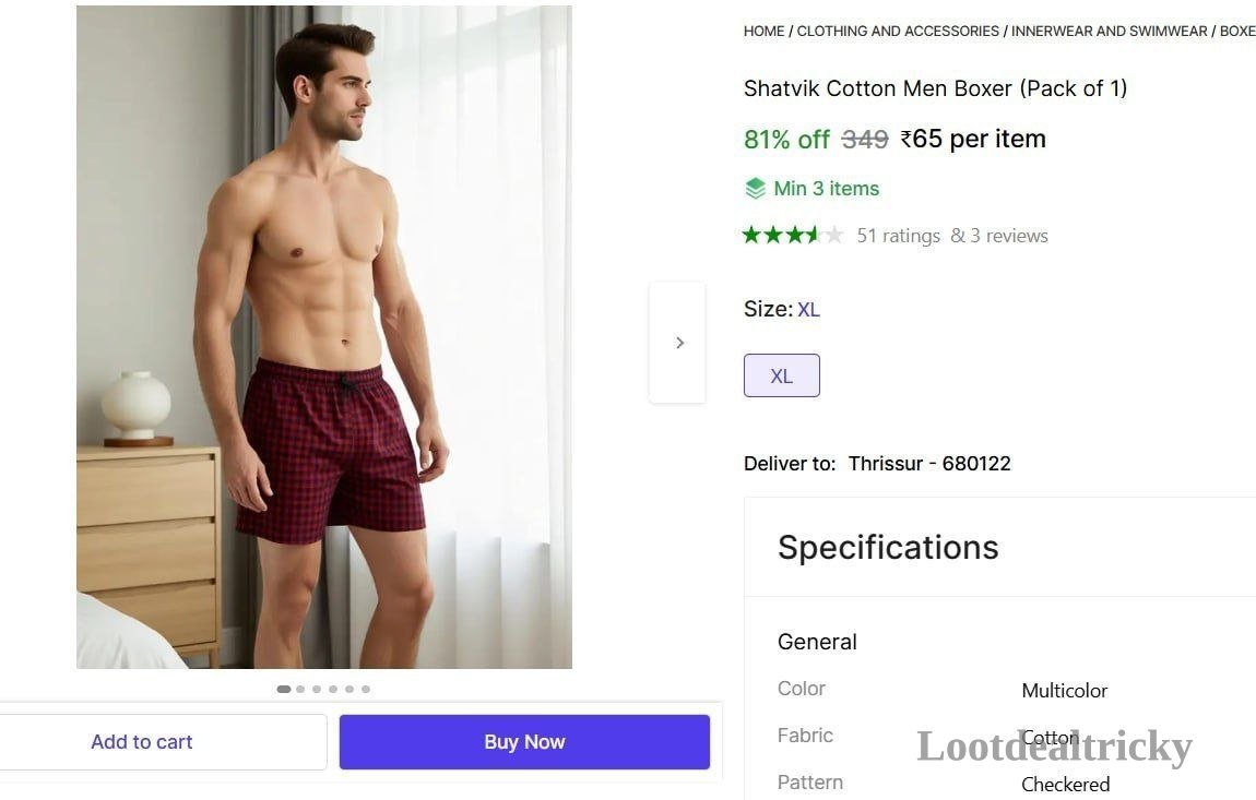 Cotton Men S – Just ₹65 | Best Deal