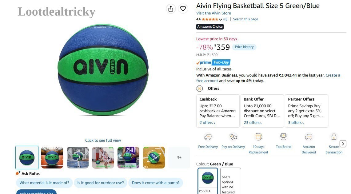 Basketball Size 5 Offer Image