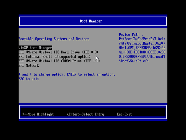 Boot Menu