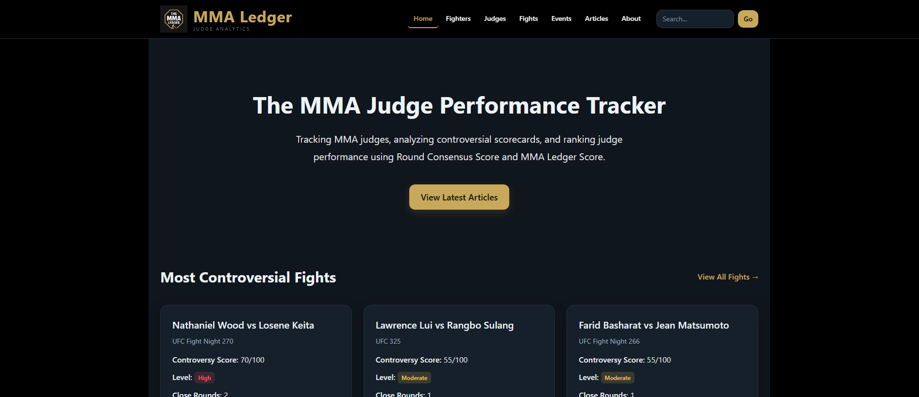 Screenshot of mmaledger.pages.dev