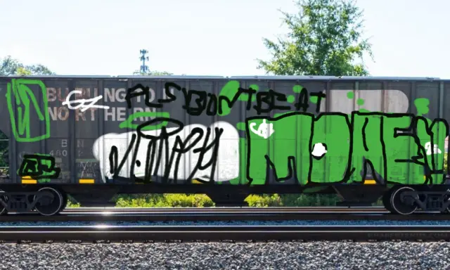 Graffiti artwork by traps