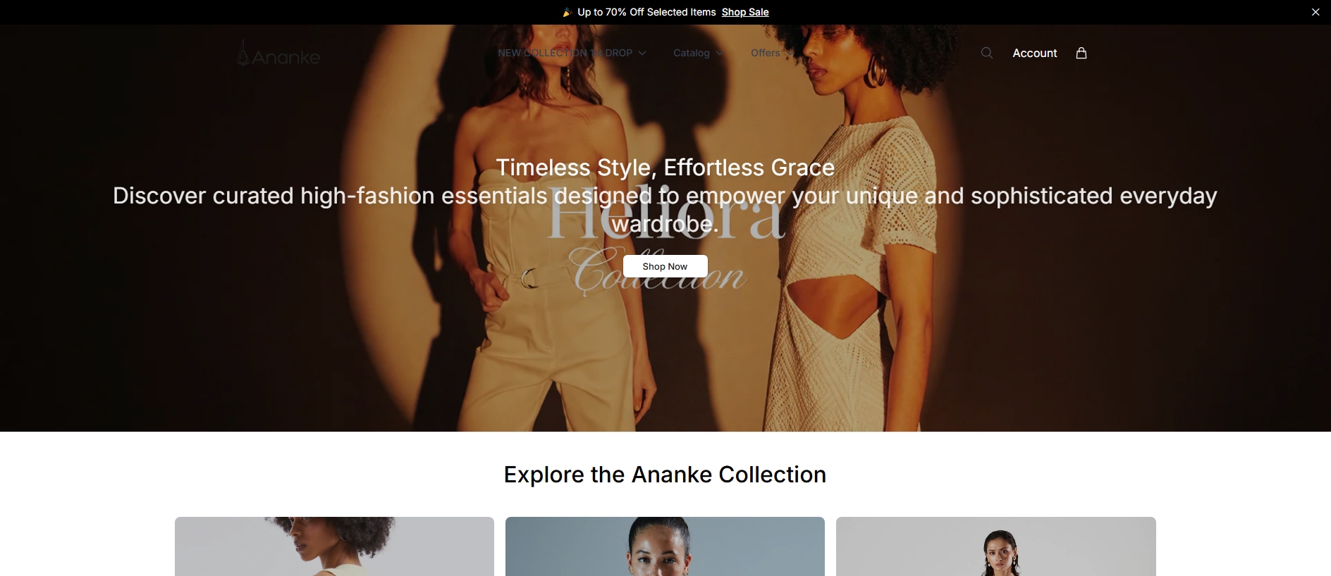 Stored capture of anankestudio.shop