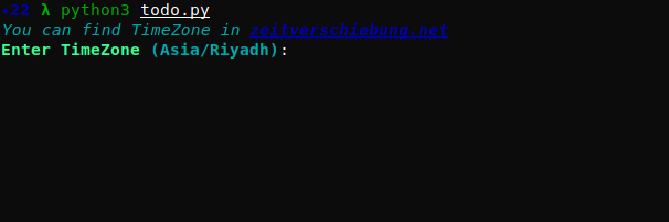 initialization Todo List