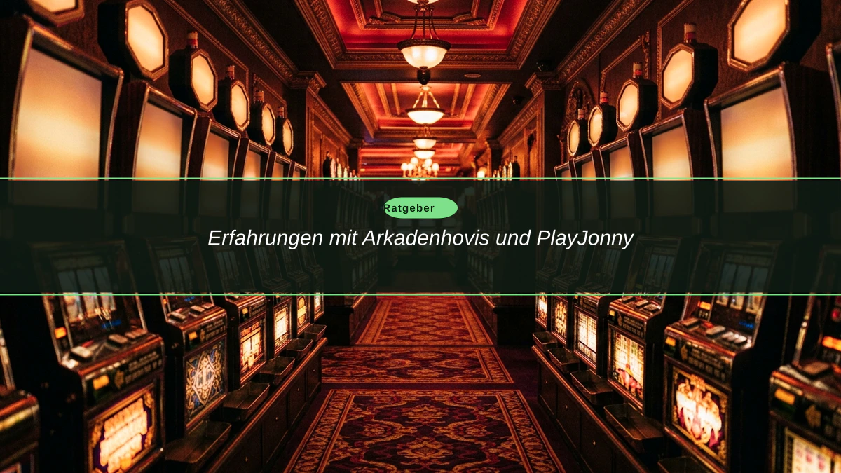Erfahrungen mit Arkadenhovis und PlayJonny