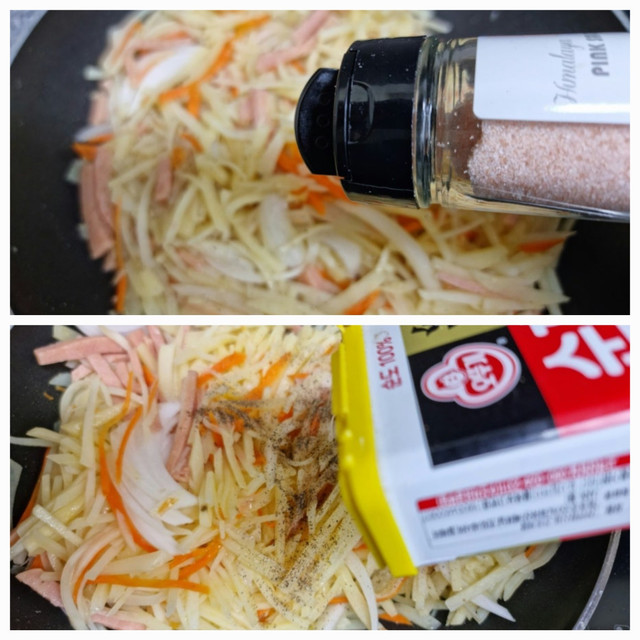 감자볶음 전자레인지 데우기
