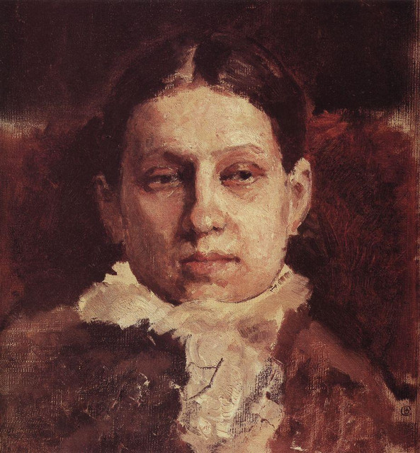 Портрет В А Репиной 1881