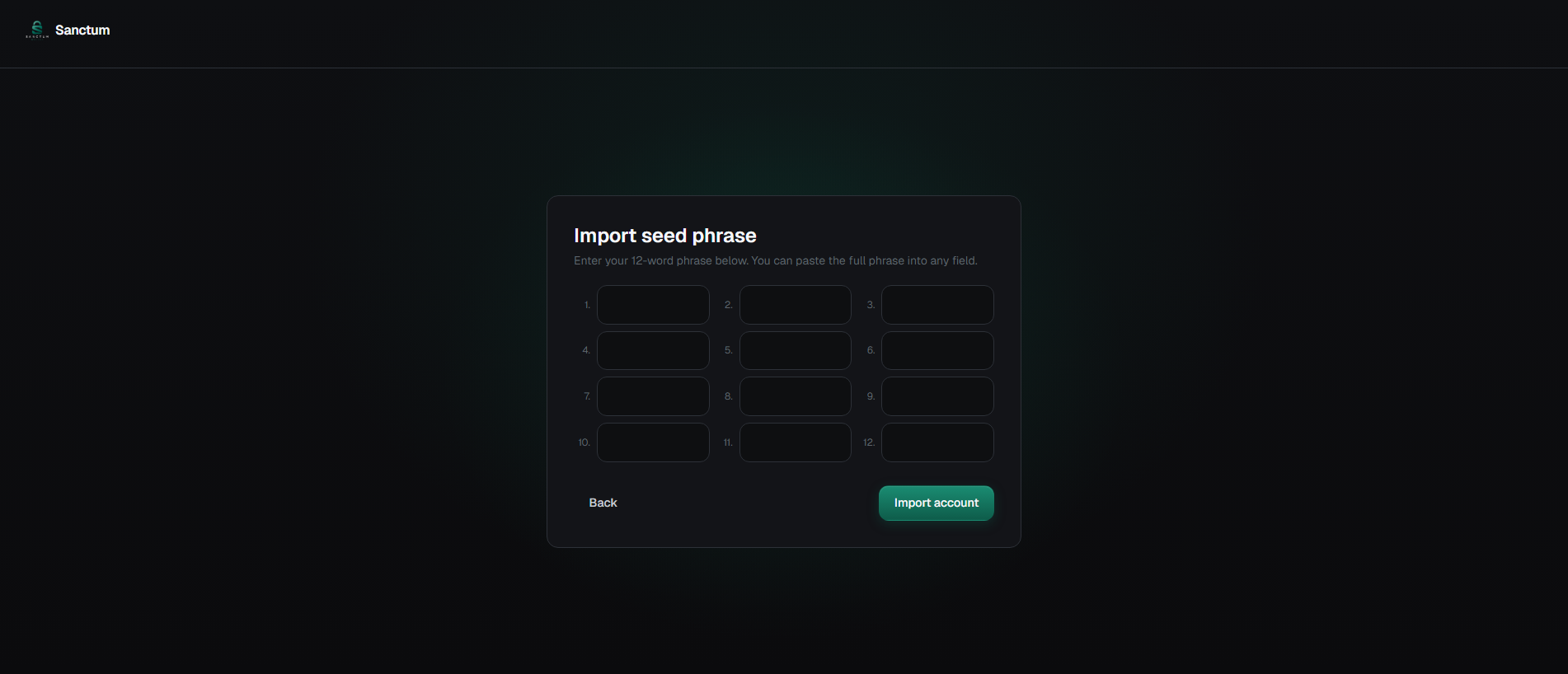 Stored capture of web.sanctumwallet.app