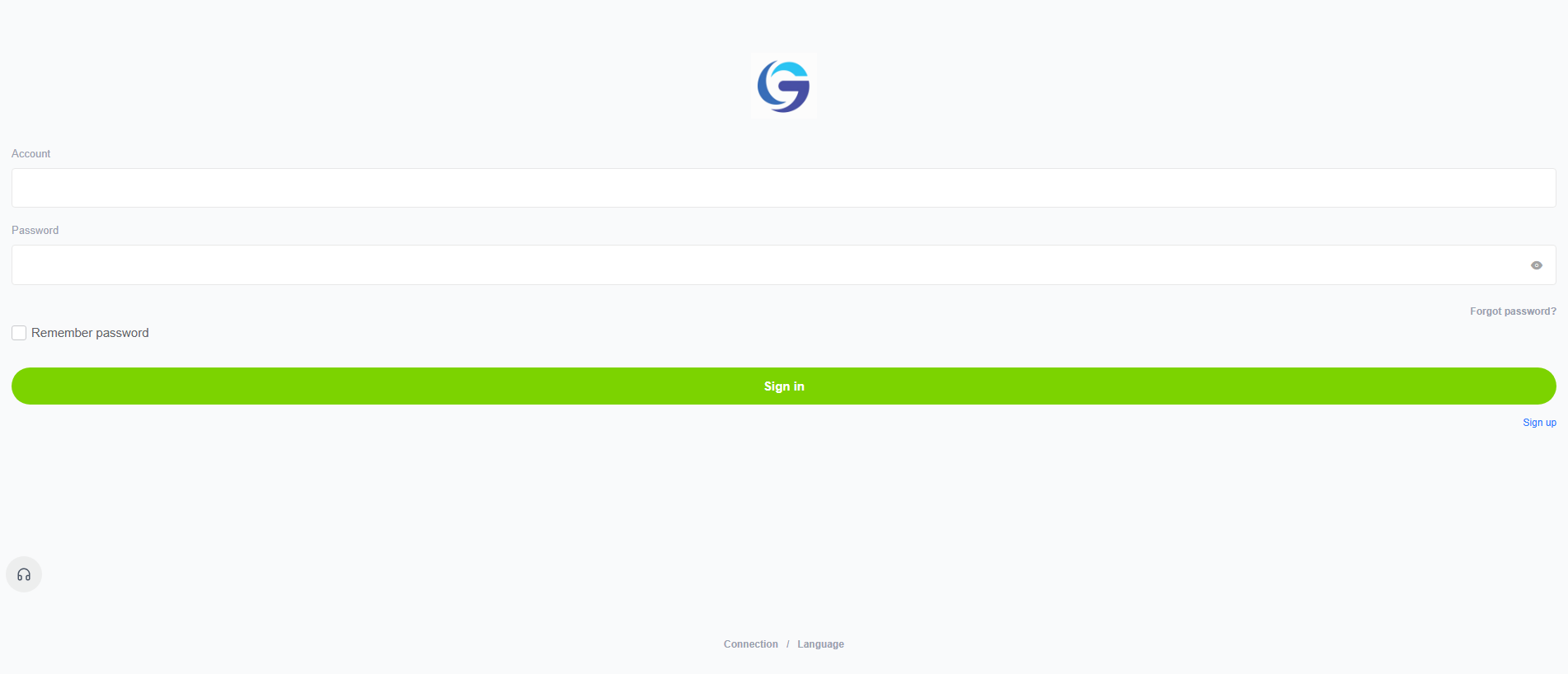 Forensic screenshot of gmoee.com showing the phishing page layout