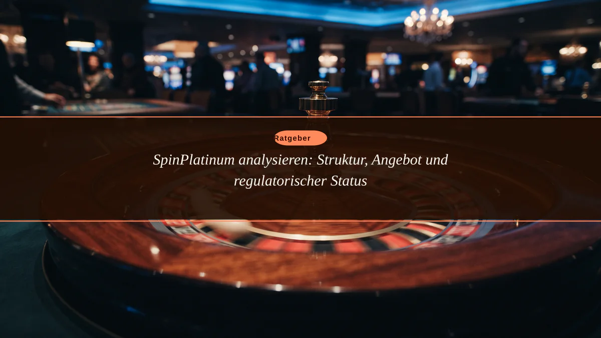 SpinPlatinum analysieren: Struktur, Angebot und regulatorischer Status