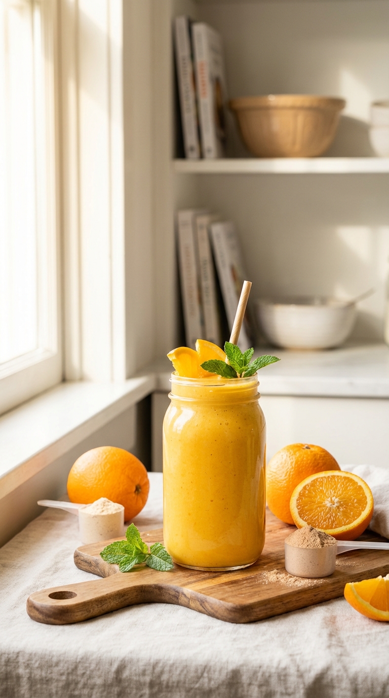 High-Protein Citrus Powerhouse — The Ultimate Post-Workout Healthy Orange Smoothie Recipe
