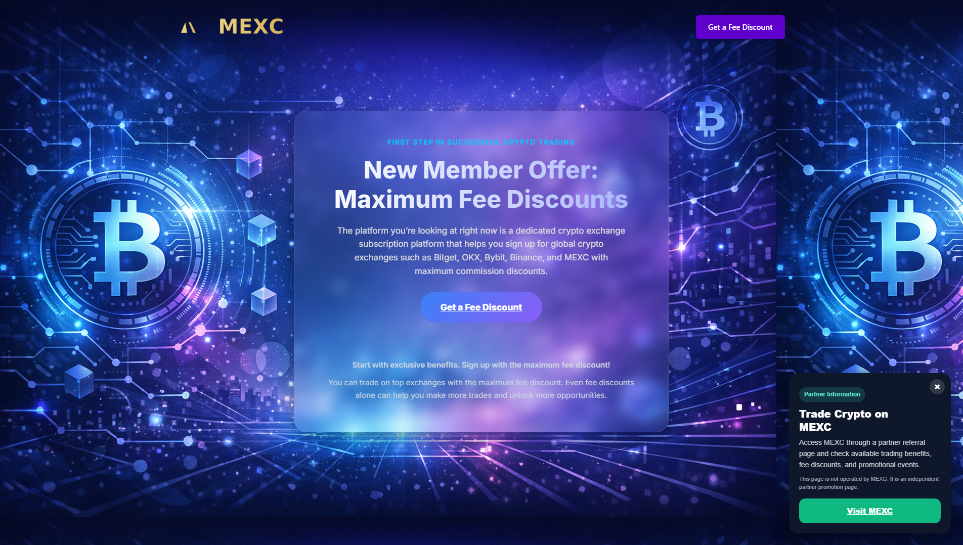 mexc-partner.com का सहेजा गया कैप्चर