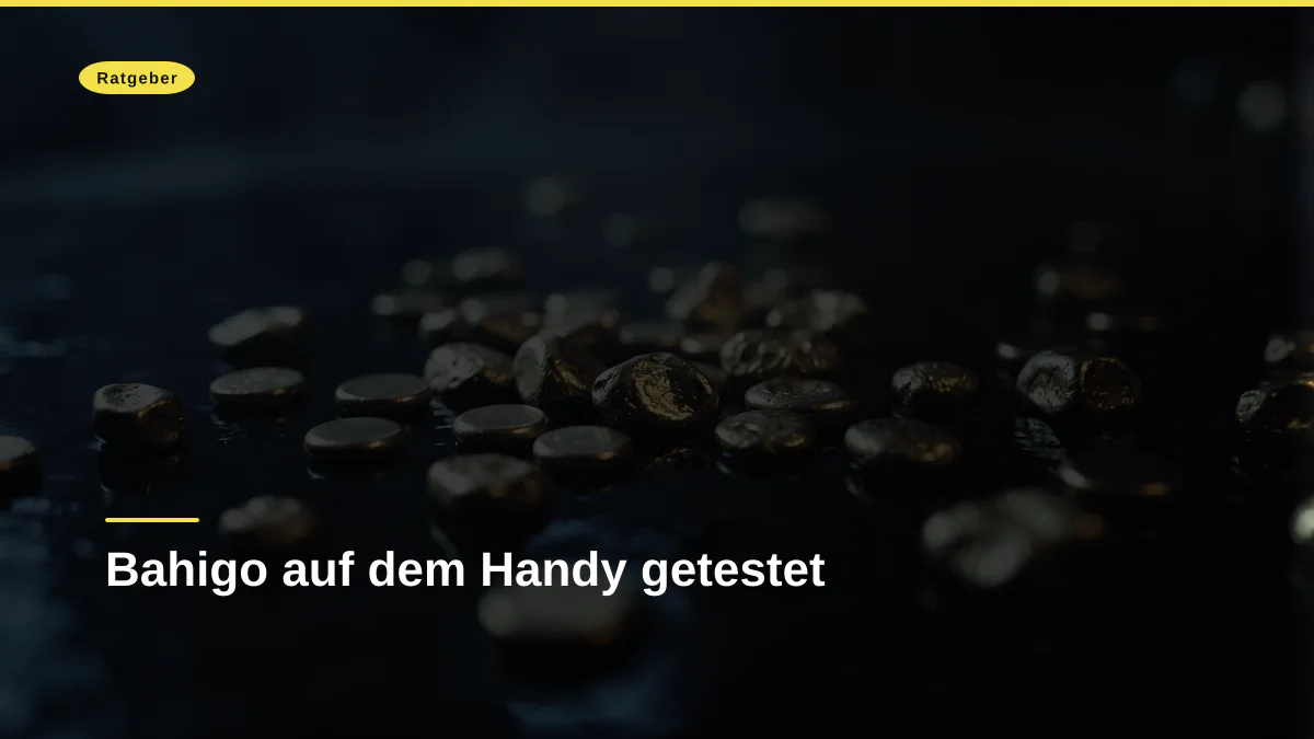 Bahigo auf dem Handy getestet