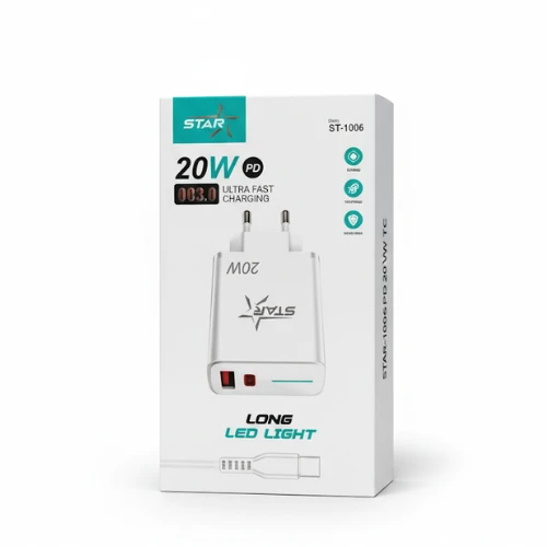 شاحن تايب سي STAR 1006 20W