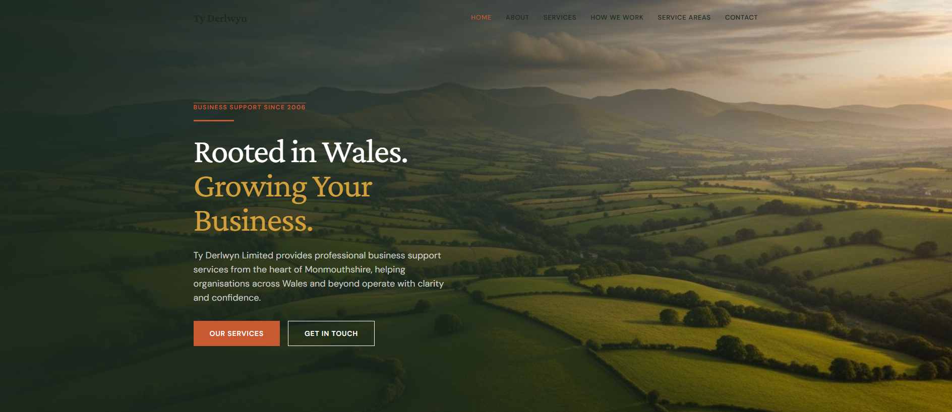 Screenshot of derlwynltd.com
