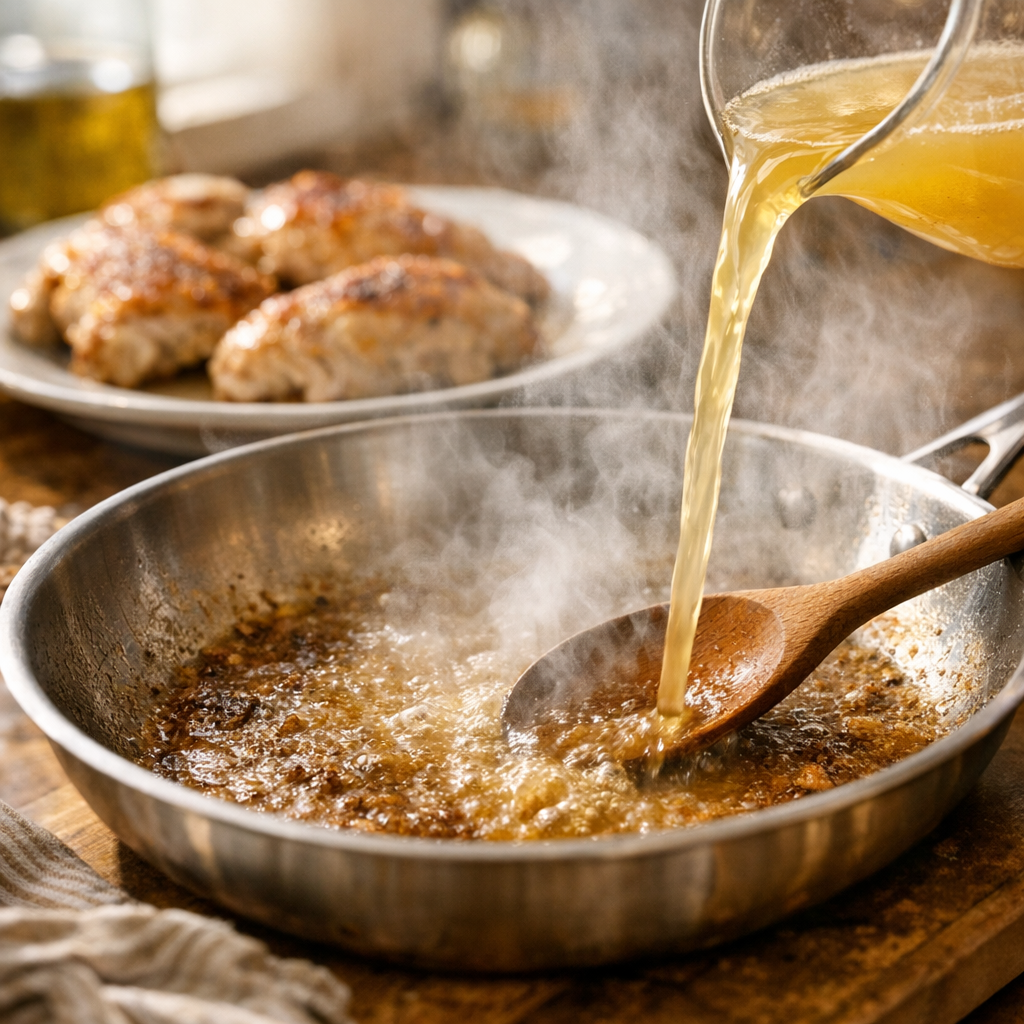 easy creamy lemon chicken skillet ingredients