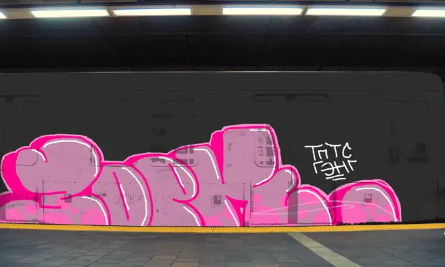 Graffiti artwork by 3OPK