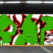 Graffiti artwork by traps