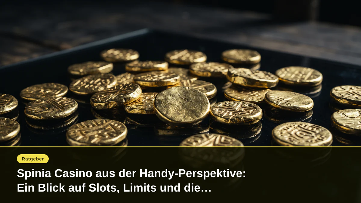 Spinia Casino aus der Handy-Perspektive: Ein Blick auf Slots, Limits und die MGA-Lizenz