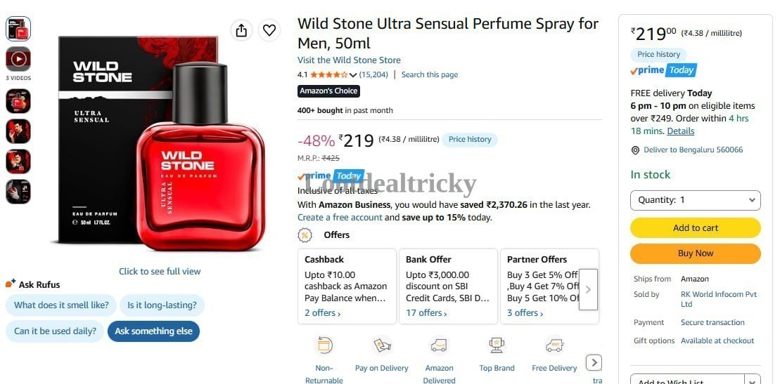 Wild Stone Ultra | Loot Lo Wild Stone Ultra | Loot Lo