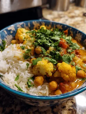 Cauliflower Chickpea Curry: Quick, Nourishing, and Perfect for Cozy Nights