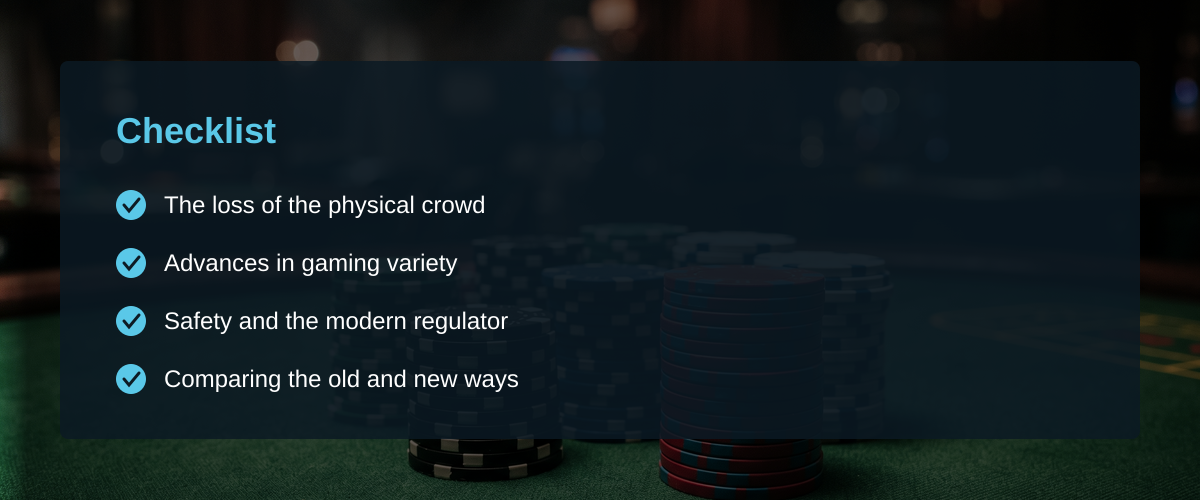 Reflections on the changing face of British gaming — Checklist