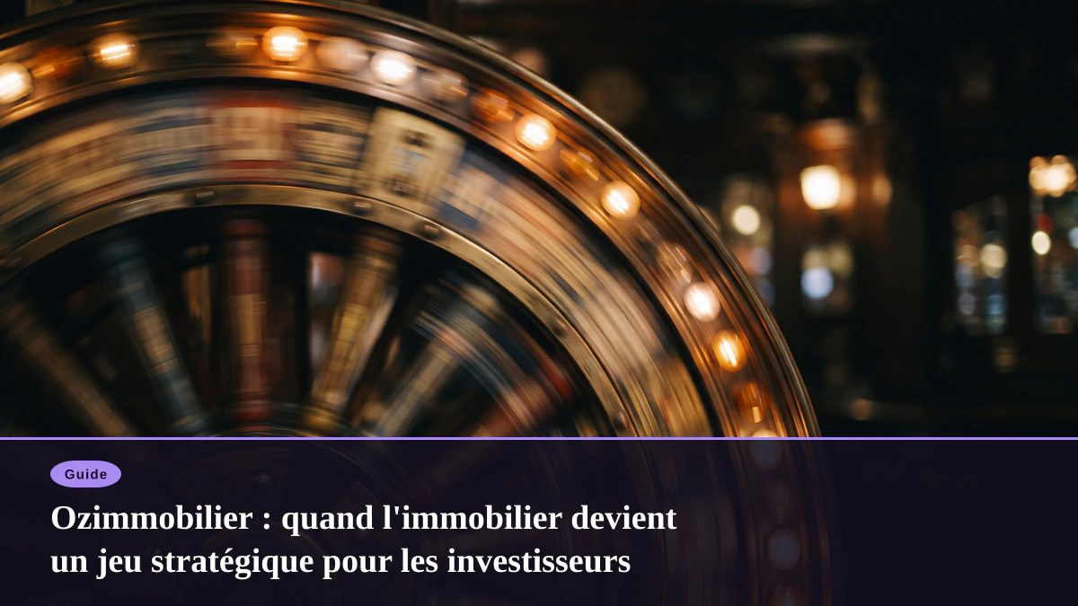 Ozimmobilier : quand l'immobilier devient un jeu stratégique pour les investisseurs
