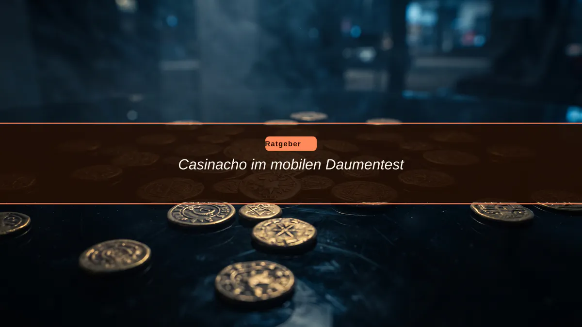 Casinacho im mobilen Daumentest