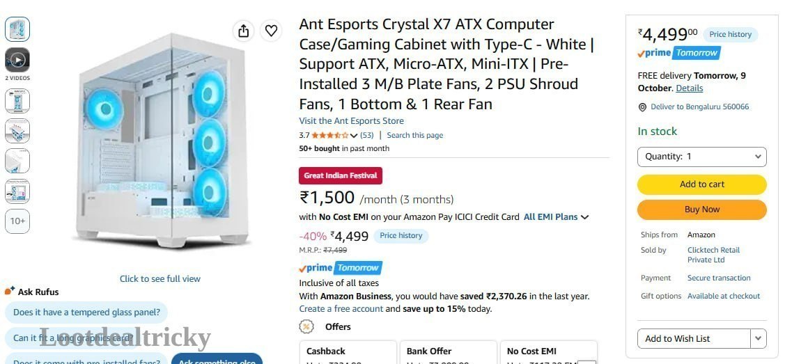 Ant Esports Crystal – Just ₹4499 | Loot Lo